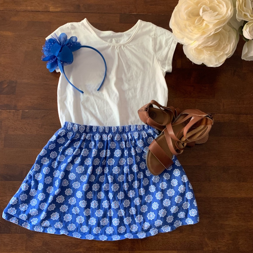 Girls skirt with built in shorts
